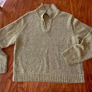Carolyn Taylor Heathered Green Sweater